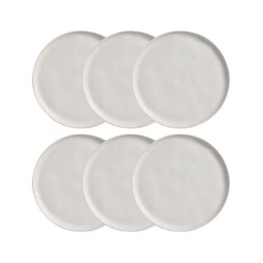 Imagem de Conjunto com 6 Pratos Rasos Porto Brasil Bio Vit em Stoneware 27,5 cm – Cinza