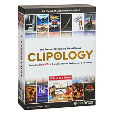 Imagem de Jogo de clipologia - Tabuleiro de streaming, clipes reais de filmes e programas de TV