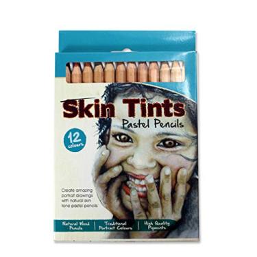 Imagem de 12 lápis para esboço de retrato