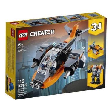 Imagem de Brinquedo Lego Creator 3 Em 1 Ciberdrone 113 Pçs - 31111