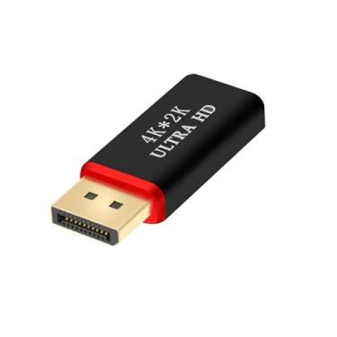 Imagem de CHICHIYANG Adaptador Displayport para HDMI, conversor HD macho para fêmea DP para HDMI 4K x 2K 30Hz para monitor HDTV projetor computador