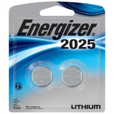 Imagem de Bateria Botao Energizer 2025 Lithium 3V Cartela Com 2 Cr2025