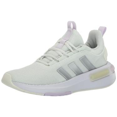 Imagem de Adidas Tênis feminino Racer Tr23, Jade cristal/prata metálico/branco, 40