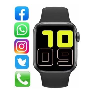 Imagem de Smartwatch Relógio X9 iwo Pro Max 2024 Para Samsung Android ios iPhone Fit Preto