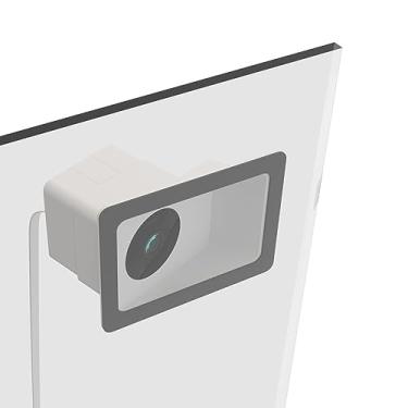 Imagem de Teccle Suporte de janela angular para Wyze Cam OG (modelo 2023) 20 graus de inclinação para cima/baixo/esquerda/direita através da janela Use Cam OG (pacote com 1, branco)