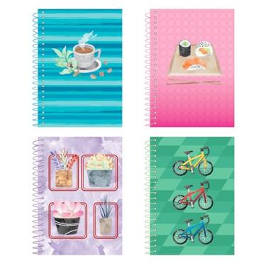 Imagem de Roaring Spring Livros pessoais Lifenotes, 17,78 cm x 12,70 cm, 80 folhas, designs sortidos/cores, pacote com 4