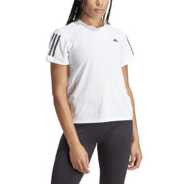Imagem de Camiseta Adidas Own The Run Feminina Cor: Branco - Tamanho: M