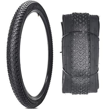 Imagem de Pacote com 2 pneus de bicicleta, 26" x 2" dobrável Beach Cruiser pneu de bicicleta de substituição mais tubo de bicicleta (1 pneu)