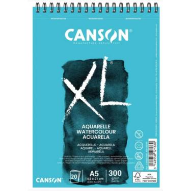 Imagem de Bloco Espiralado XL A5 300g/m² Aquarelle 30 Folhas - Canson