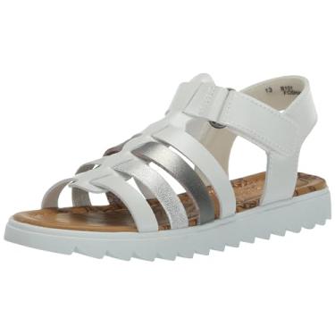 Imagem de Blowfish Malibu Sandália feminina Portia-k (criança pequena) Fisherman, Meteorito branco, 4 Big Kid