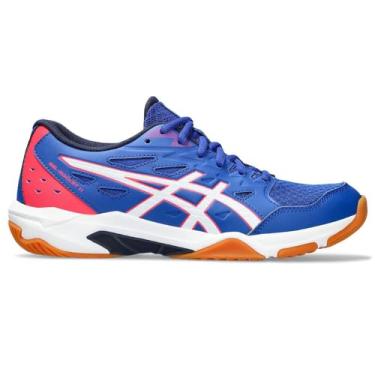 Imagem de Tênis Asics Gel-rocket 11 - Feminino - Azul/branco - 35