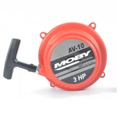 Imagem de Partida manual bikelete mobilete 2 tempo vermelha