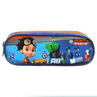 Imagem de Estojo com 2 Divisórias, Rusty Rivets, Dermiwil, 37530, Azul