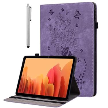 Imagem de KEFBWAO Capa para Lenovo Tab M9 TB-310FU 2023, capa protetora de couro PU com flip multiângulo com suporte Stylus e função de suporte para tablet Lenovo Tab M9, roxo