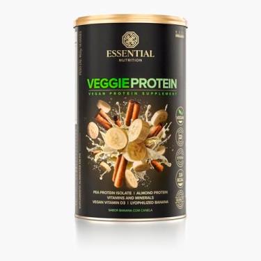 Imagem de Veggie Protein 462g / 15 Doses - Sabor Banana com Canela - Essential Nutrition