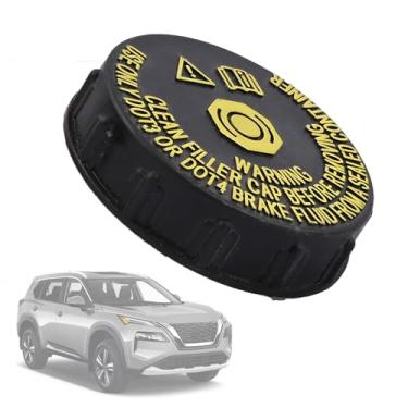 Imagem de Magimaker Tampa do reservatório do tanque de fluido de freio compatível com Nissan Rogue 2015-2023 Rogue Sport 2017-2021 Substitua a tampa do reservatório do cilindro mestre de freio 46020-4BA0A