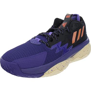Imagem de adidas Tênis masculino Trae Young 1, Roxo/amarelo, 41 BR