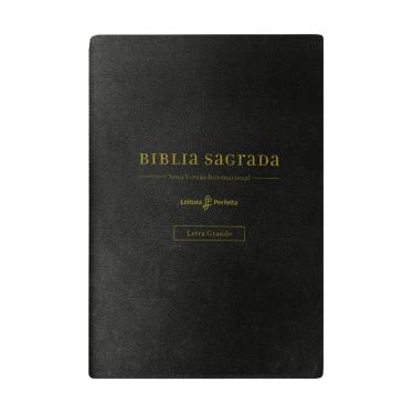 Imagem de Bíblia NVI, Couro Soft, Preto, Letra Grande, Com Espaço para Anotações, Leitura Perfeita
