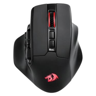 Imagem de MOUSE GAMER REDRAGON M811 RGB PRO AATROX MMO SEM FIO, 15 BOTÕES - PRETO
