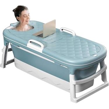 Imagem de Banheira Banheira para adultos, Banheira portátil, Banheira para vapor de suor, Banheira dobrável, Banheira móvel para adultos, Banheira dobrável de plástico para engrossar Sauna doméstica,