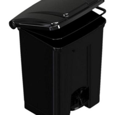 Imagem de Lixeira Com Pedal Polipropileno Preta - 50 Litros
