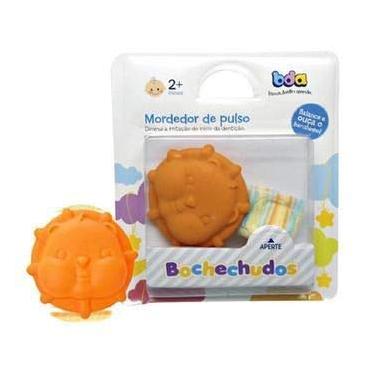 Imagem de Mordedor de Pulso Bochechudos Leão Laranja BDA