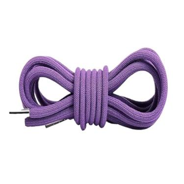 Imagem de Elastic Laces Sneakers For Sport Shoelaces Rubber Band For Casual Shoes Outdoor Leisure Round Shoestring Accessories(PURPLE)