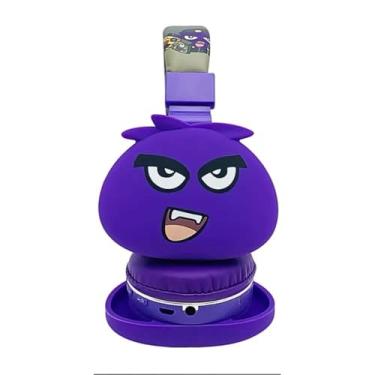 Imagem de Fone de Ouvido Infantil Headphone Bluetooth Ajustável Confortável Leve B-19Y (Roxo)