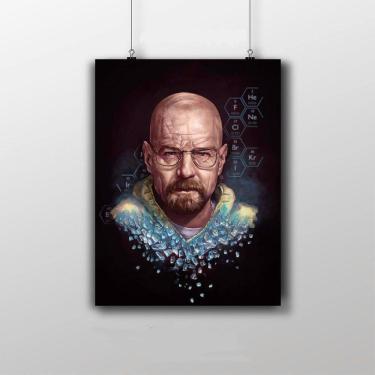 Imagem de Placa Decorativa Heisenberg Wallpaper - Breaking Bad Série