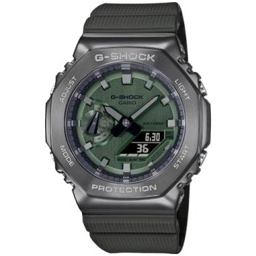 Imagem de Casio G-Shock Relógio masculino de quartzo, mostrador analógico-digital, plástico