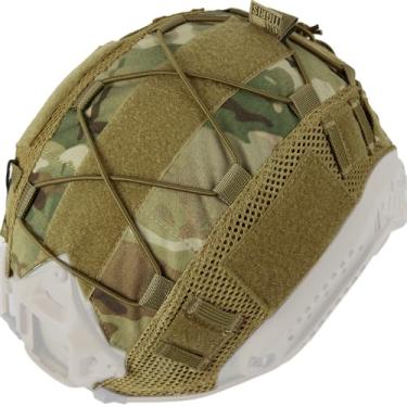 Imagem de (for Ops-Core FAST PJ Helmet in Size M/L & OneTigris PJ/MH Helmet in Size M/L) - OneTigris Multicam Helmet Cover - No Helmet