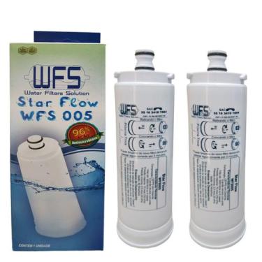 Imagem de Kit 2 Filtro Refil compatível Purificador Masterfrio Rótulo Branco Bic