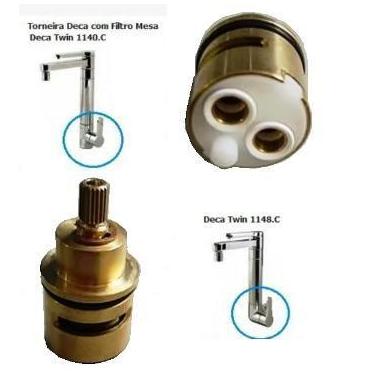 Imagem de Reparo Torneira Filtro Deca Twin 1140 e 1148 - 4688030