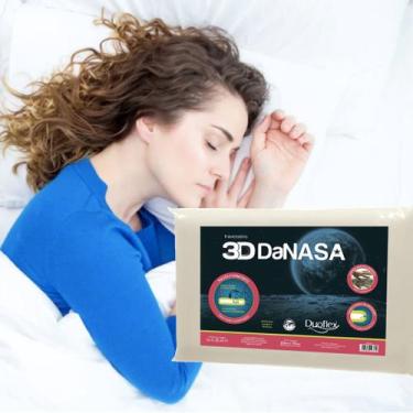Imagem de Travesseiro Nasa Duoflex Antiacaro Viscoelástico Macio - Descanse com 