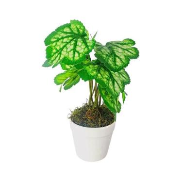 Imagem de Arranjo de Planta Artificial em Vaso de Plástico - Melhores Ofertas , 