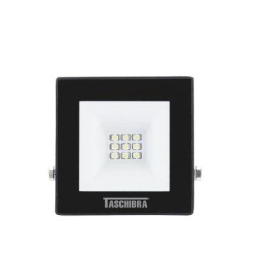Imagem de Refletor TR Iluminação LED Slim 10w Preto IP65 - Taschibra