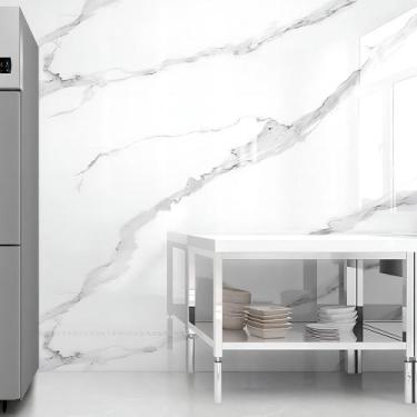 Imagem de 10 Placas Adesiva Parede Piso Painel Vinílico Mármore Laminado 30x60 -