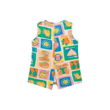 Imagem de Regata Infantil Menina Em Cotton, Detalhes Nas Costas - Off-White - Tu
