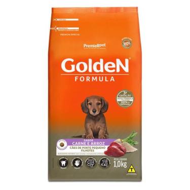 Imagem de GoldeN Formula Cães Filhotes Porte Pequeno Carne & Arroz 1 kg - PREMIE