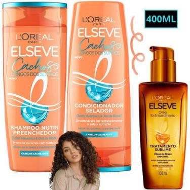 Imagem de Kit Elseve Glycolic Gloss Hidra Oleo Extraordinario Sonhos - L'oreal P