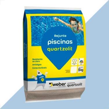 Imagem de Rejunte quartzolit 5kg piscina azul celeste
