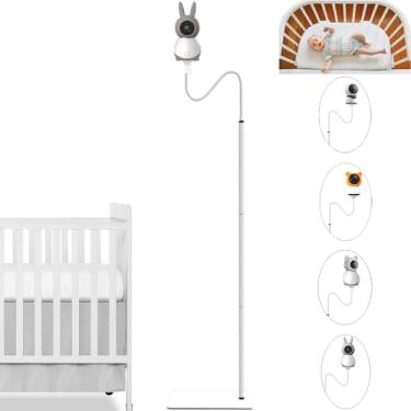 Imagem de JAMYOK Suporte de piso para monitor de bebê para BOIFUN Baby 2S, Baby 5S, Baby 6T/ieGeek ‎Baby 1T/DEATTI BM101-M