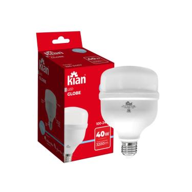 Imagem de Lâmpada Led Globe 40W 6.500K Branca Fria Base E27 Bivolt Kian