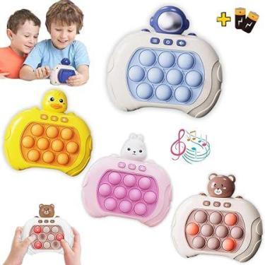 Imagem de Mini Gamer Console Anti Stress Ansiedade Brinquedo Eletronico Som Led 