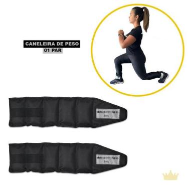 Imagem de Par Caneleira De Peso 3kg cada Peça Rei Do Fitness