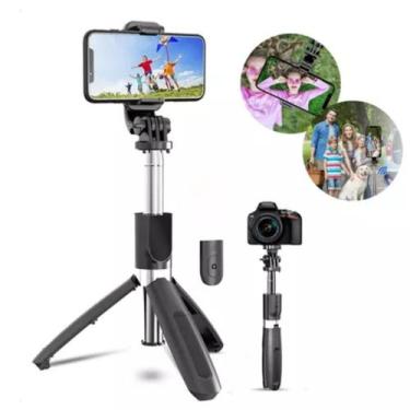 Imagem de Tripé Pequeno Mesa Vlog Prático Com Controle Remoto Envio Já - Stingra