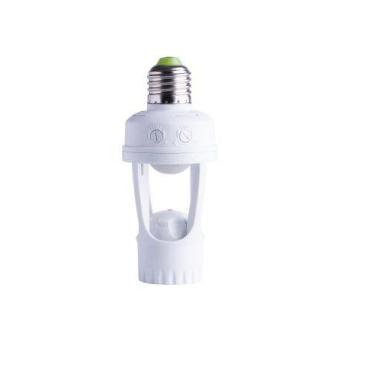 Imagem de Sensor de presenca com base e27 - 3m 100-240v-bco - DECORLUX