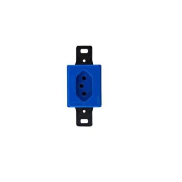 Imagem de Tomada 10A Vert 2P+T S/placa-Azul Pezzi 10056-7 c/ 25 unid