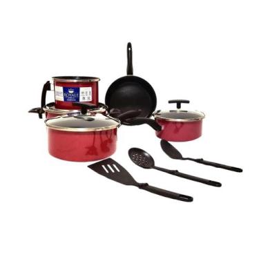 Imagem de Jogo De Panelas 8 Peças Cerâmica Indução Cooktop - Royale