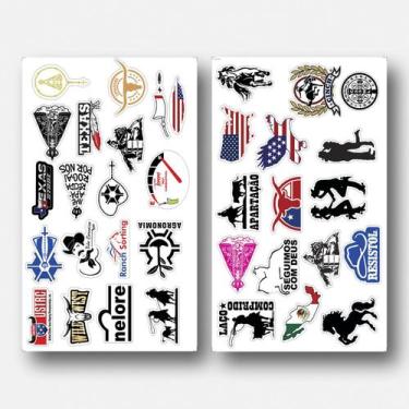 Imagem de Adesivo Autocolante Stickers Country Campo Coleção 1 - Império da Impr